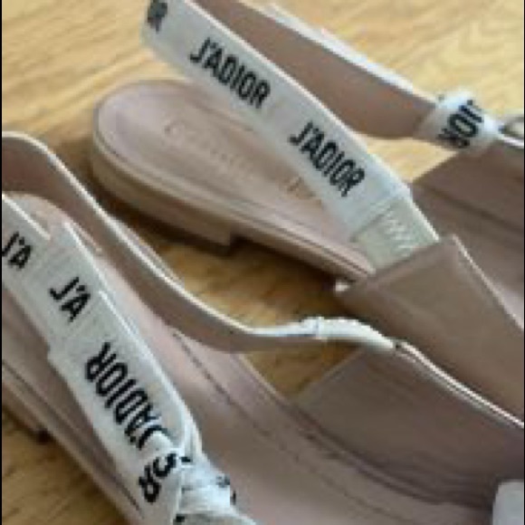 Dior patent leather sling back flats - Picture 5 of 6